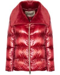 Herno - Gesteppte Jacke mit Kragenbesatz - Lyst