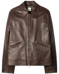 Paul Smith - Zipped Leather Jacket - Lyst