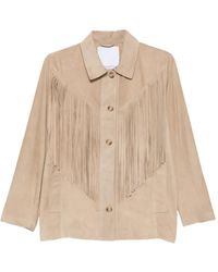 Blusotto - Fringed Jacket - Lyst