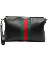 Gucci - Bolso Messenger De Piel Con Sello Del Logo - Lyst