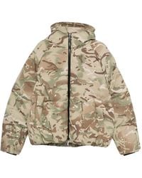 Cole Buxton - Camouflage Hooded Jacket - Lyst