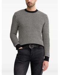 Guess - Gemusterter Pullover - Lyst