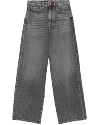 3x1 - Washed Wide-Leg Jeans - Lyst