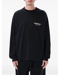 Fear Of God - Essentials Logo-Print Long-Sleeve T-Shirt - Lyst