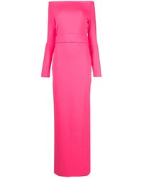 Solace London - Boat-Neck Maxi Dress - Lyst