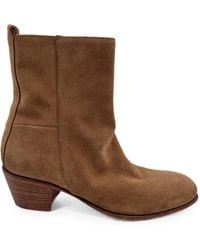 Elia Maurizi - Suede Ankle Boots - Lyst