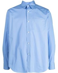 Fumito Ganryu - Long-sleeve Cotton Shirt - Lyst