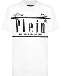 Philipp Plein - Strass Racing Club T-Shirt - Lyst