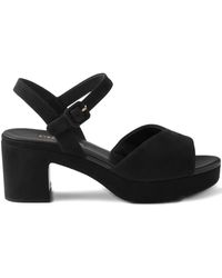 Prada - Sandales En Daim Rembourré - Lyst