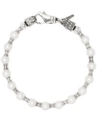 Emanuele Bicocchi - Bracelet en chaîne à perles - Lyst