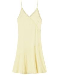 Twinset - Lace-Trim Slip Dress - Lyst