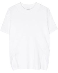 Song For The Mute - Front-slits Cotton T-shirt - Lyst