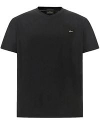 Paul & Shark - Mercerised V-Neck T-Shirt - Lyst