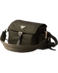 Prada - Explore Medium Re-Nylon Shoulder Bag With Flap - Lyst