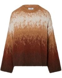 Liu Jo - Brushed Wool Jacquard-Knit Sweater - Lyst