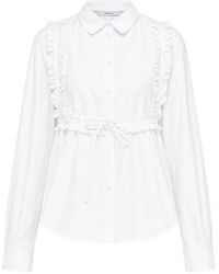 Pushbutton - Jupe Volantée À Liens De Resserrage - Lyst