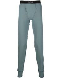 Tom Ford - Logo-Waistband Cotton Lounge Pants - Lyst
