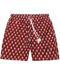 MC2 Saint Barth - Floral-Print Drawstring Swim Shorts - Lyst