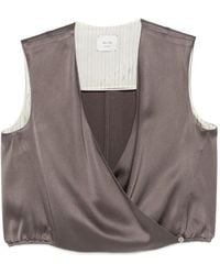 Alysi - Cross-Over Top - Lyst