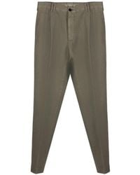 Incotex - Pleated Twill Trousers - Lyst