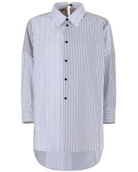 Marni - Gestreept Katoenen Blouse - Lyst