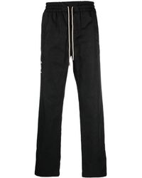 Just Don - Logo-embroidered Track Pants - Lyst