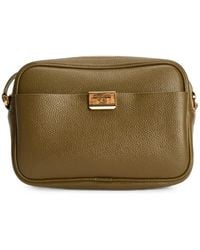 Patrizia Pepe - All Day Logo-Plaque Grained Cross Body Bag - Lyst