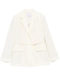 Manuel Ritz - Belted Notch-Lapels Jacket - Lyst