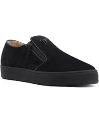 Giuseppe Zanotti - Gz Mike Zip-Detail Slip-On Sneakers - Lyst