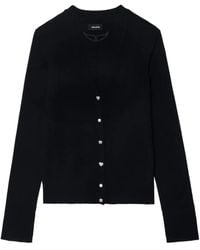 Zadig & Voltaire - Jemma Wool Cardigan - Lyst