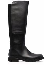 Camper - Knee-Length Panelled Leather Boots - Lyst