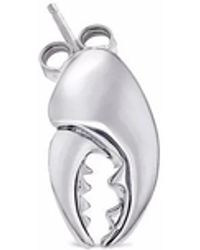 True Rocks - Crab Claw Stud Earring - Lyst