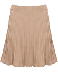 Yves Salomon - Mini Pleated Skirt - Lyst