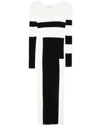 Patrizia Pepe - Abito Midi Con Design Color-Block - Lyst