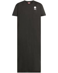KENZO - Boke Flower Cotton T-shirt Dress - Lyst