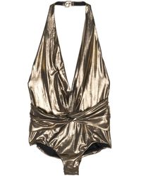 Ralph Lauren Collection - Draped Halterneck Body - Lyst