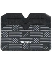 Moreau - Logo-print Leather Card Holder - Lyst