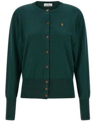 Vivienne Westwood - Bea Orb-Embroidered Cardigan - Lyst