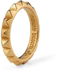 Emanuele Bicocchi - Engraved-Logo Band Ring - Lyst