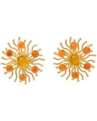 Sylvia Toledano - Sunshine Carnelian-Embellished Earrings - Lyst