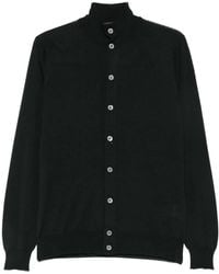 FILIPPO DE LAURENTIIS - Button-Up High-Neck Cardigan - Lyst