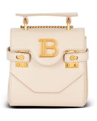 Balmain - Mini B-Buzz 12 Handtasche aus Leder - Lyst