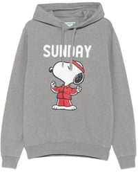 MC2 Saint Barth - Snoopy-Print Drawstring Hoodie - Lyst