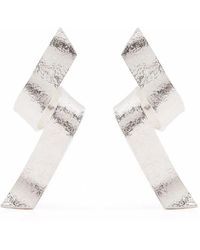 Wouters & Hendrix - Swirl Twisted Earrings - Lyst