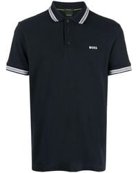 BOSS - ストライプ ポロシャツ - Lyst