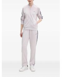 adidas - Leopard-Print Detail Tracksuit Set - Lyst