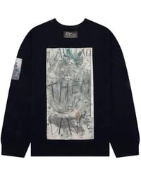 Raf Simons - Pullover Mit Grafischem Print - Lyst