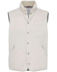 Brunello Cucinelli - Quilted Down Gilet Vest - Lyst