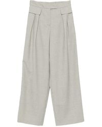 Liviana Conti - Pleated Wide-Leg Trousers - Lyst