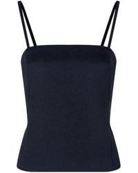Giorgio Armani - Square-Neck Bustier Top - Lyst